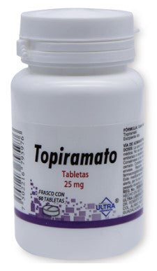 TOPIRAMATO (Ultra) c/60 TABS. 25 MG.