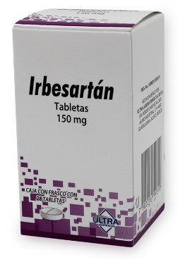 IRBESARTÁN (Ultra) c/28 TABS. 150 MG.