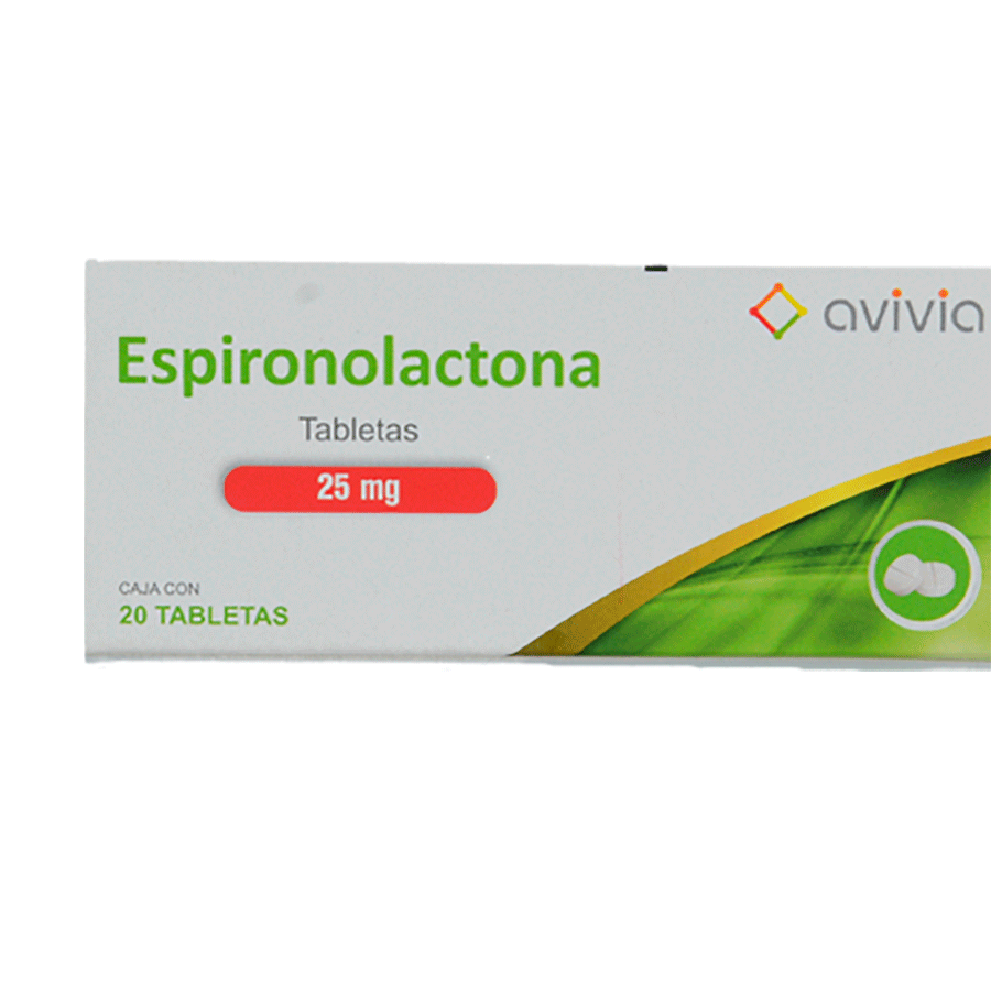 ESPIRONOLACTONA (Avivia) c/20 TABS. 25 MG.