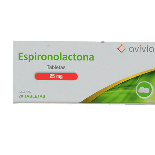 ESPIRONOLACTONA (Avivia) c/20 TABS. 25 MG.