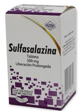 SULFASALAZINA (Ultra) c/60 TABS. L.P. 500 MG.