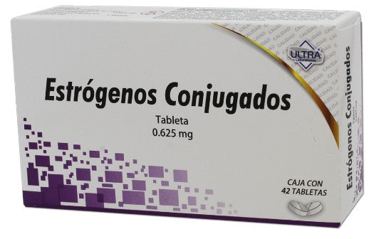 ESTRÓGENOS CONJUGADOS (Ultra) c/42 TABS. 0.625 MG.