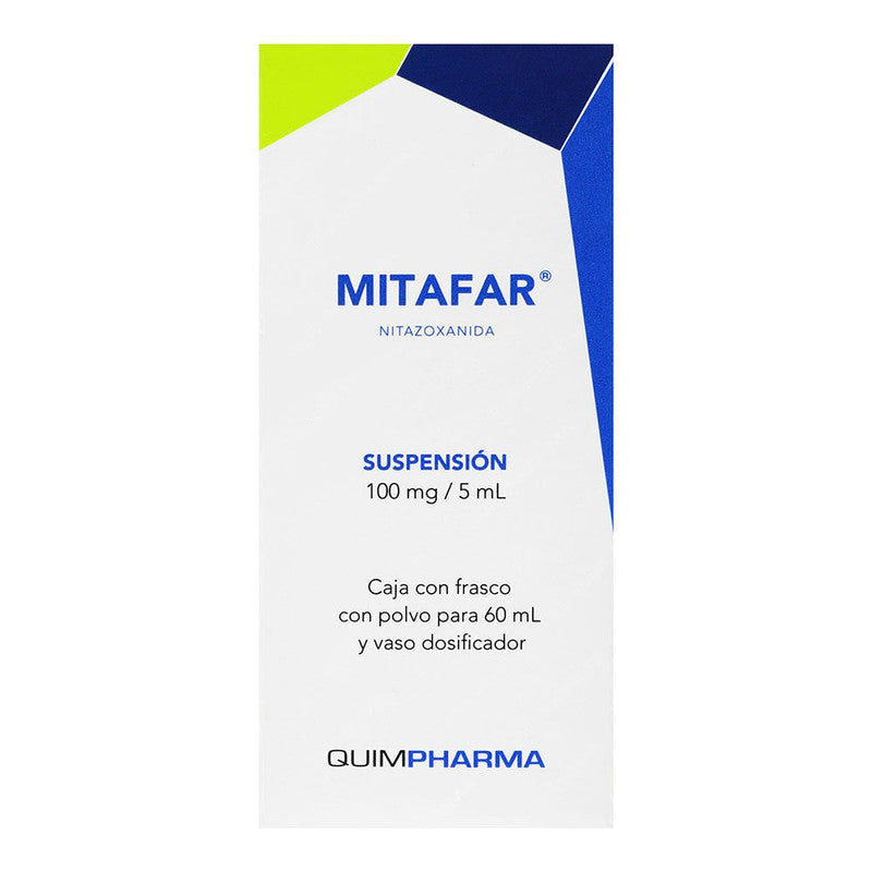 MITAFAR SUSP. Fco. 60 ML. 100 MG/5 ML.