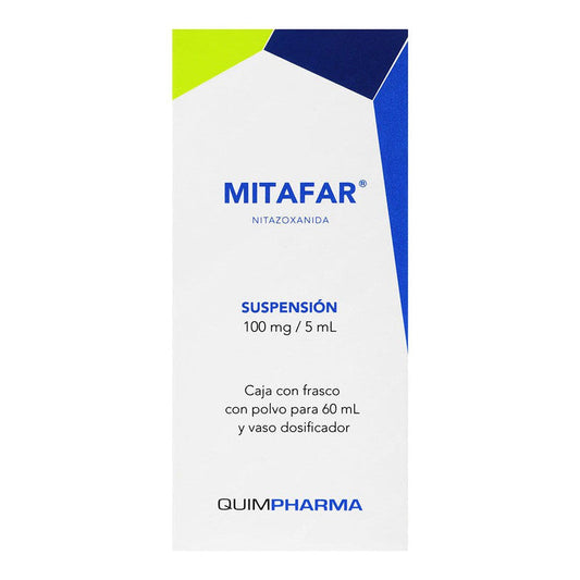 MITAFAR SUSP. Fco. 60 ML. 100 MG/5 ML.