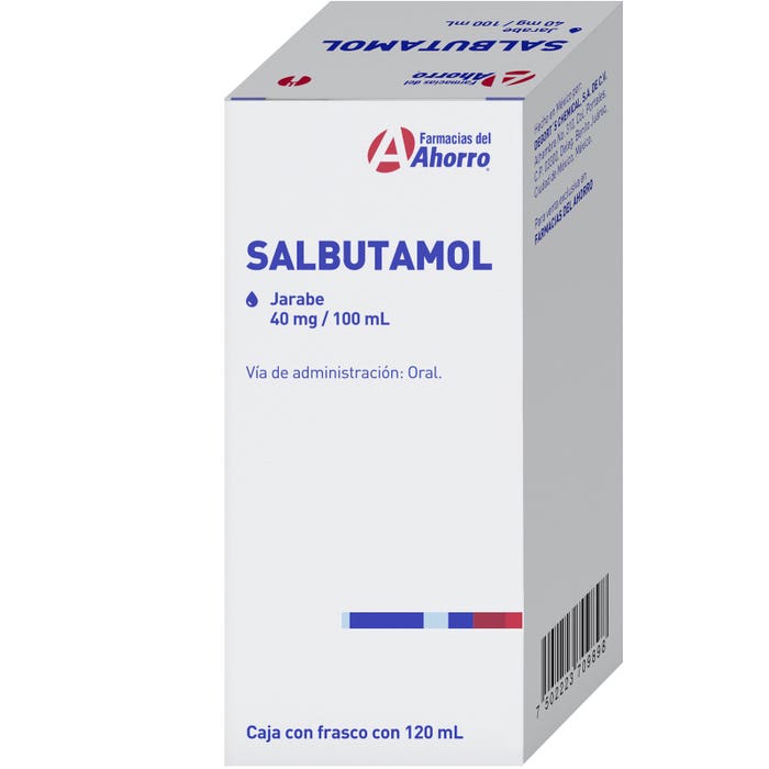 SALBUTAMOL (Randall) JARABE Fco. 60 ML. 40 MG/100 ML.