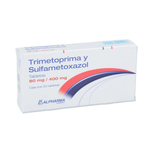 TRIMETOPRIMA/SULFAMETOXAZOL (Alpharma) c/20 TABS. 80/400 MG.