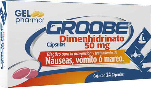 GROOBE c/24 CAPS. 50 MG.