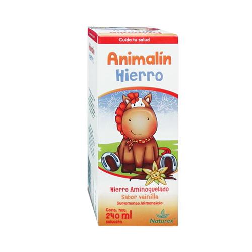 ANIMALIN Hierro SOL. Fco. 240 ML. 10-6.66 MG/5 ML.