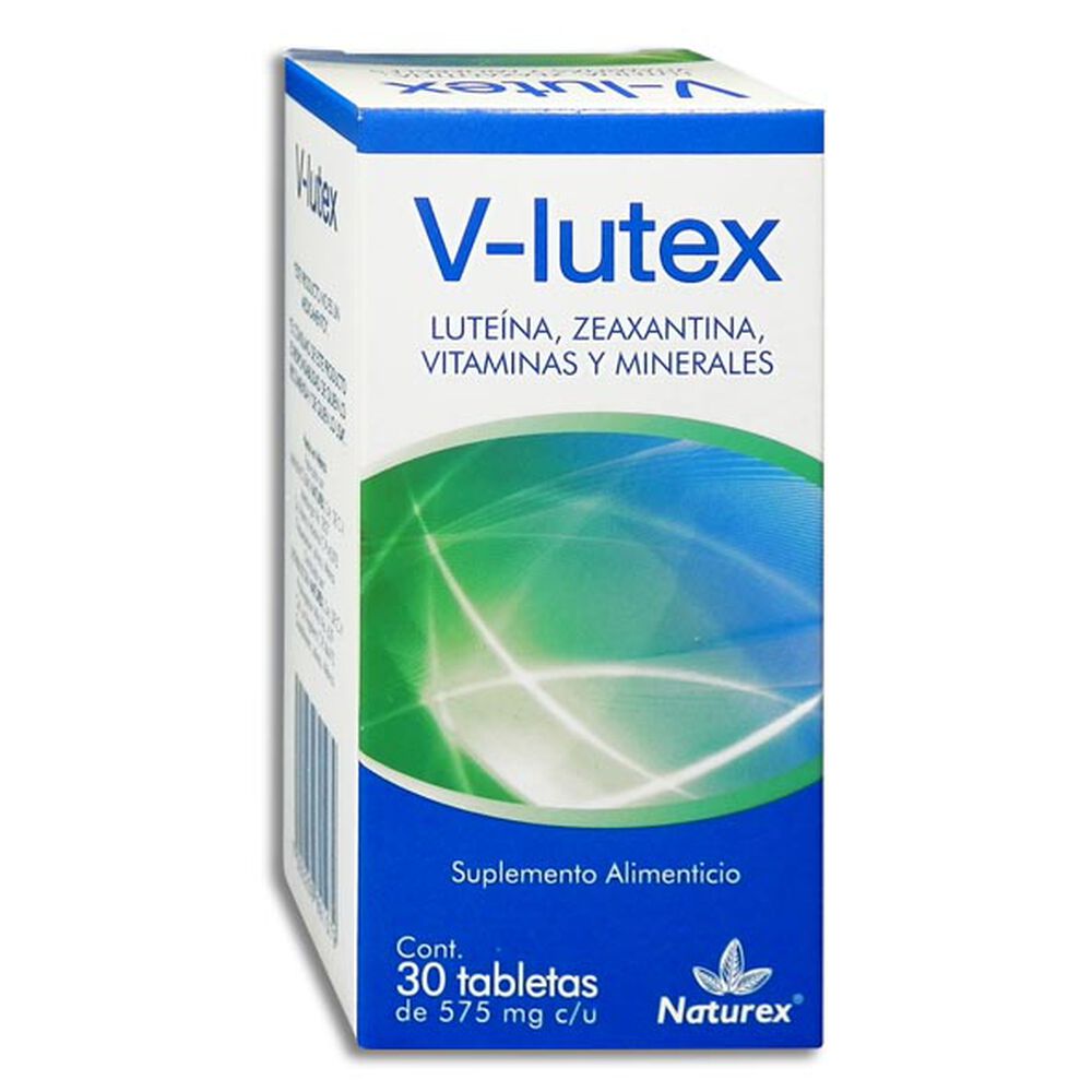 V-LUTEX c/30 TABS. 575 MG.