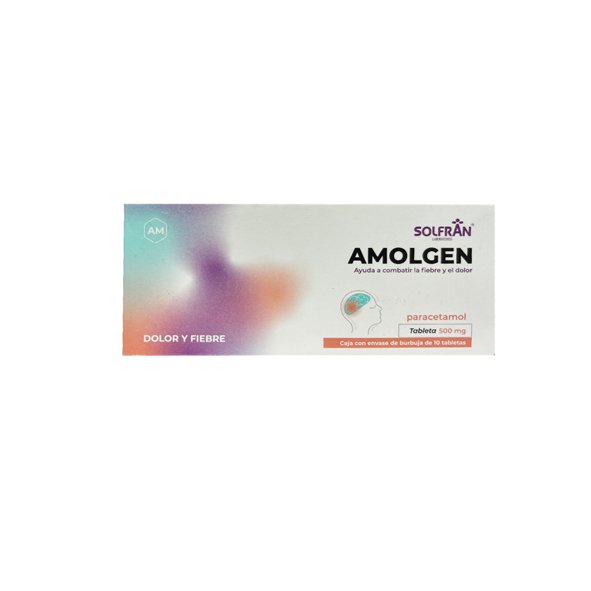 AMOLGEN c/10 TABS. 500 MG.