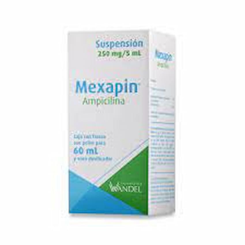 MEXAPIN SUSP. Fco. 60 ML. 250 MG/5 ML.