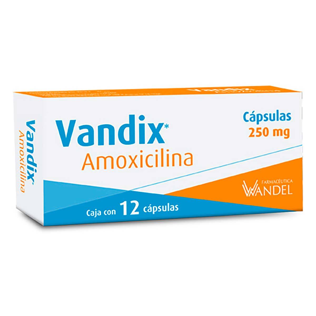 VANDIX c/12 CAPS. 250 MG.