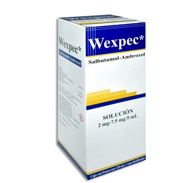 WEXPEC SOL. Fco. 120 ML. 2-7.5 MG/5 ML.