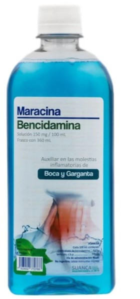 MARACINA SOL. BUCAL Fco. c/360 ML. 150 MG/100 ML.