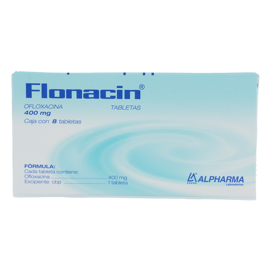 FLONACIN c/8 TABS. 400 MG.