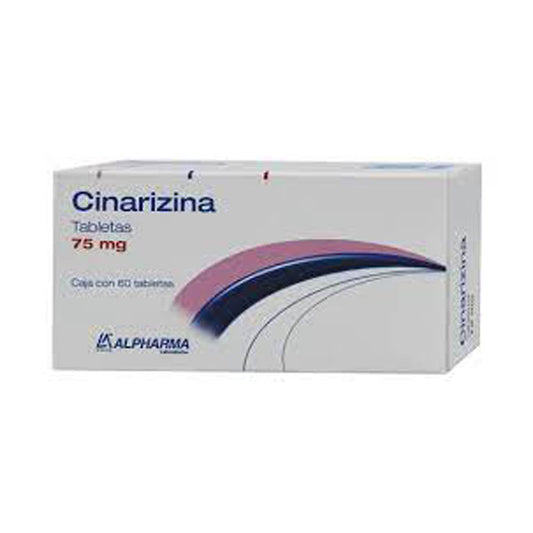 CINARIZINA (Alpharma) c/60 TABS. 75 MG.