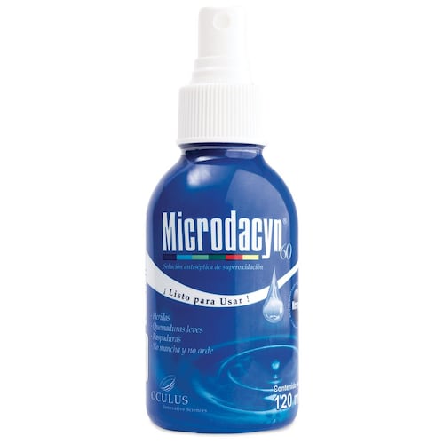 MICRODACYN SOL. ANTISÉPTICA Fco. Atomizador 120 ML. 55 PPM.