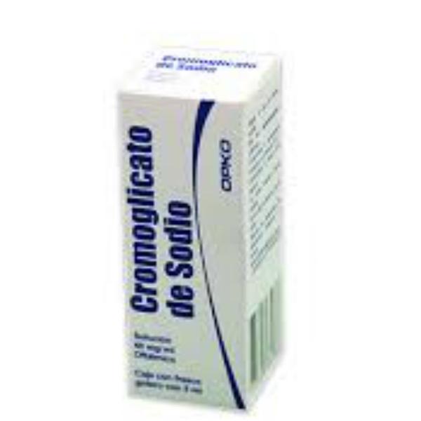 CROMOGLICATO DE SODIO (Opko) Sol. Oft. Fco. Gotero 5 ML. 40 MG/1 ML.