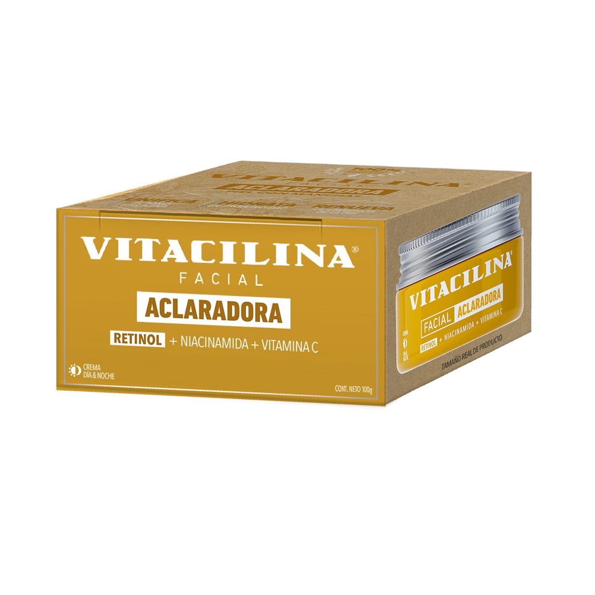 VITACILINA CREMA FACIAL ACLARANTE Tarro c/100 G.