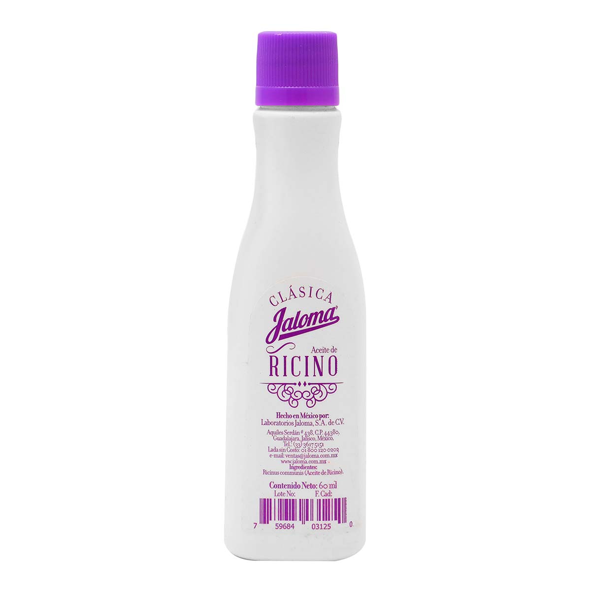 ACEITE de RICINO Clásico (Jaloma) Fco. 60 ML.