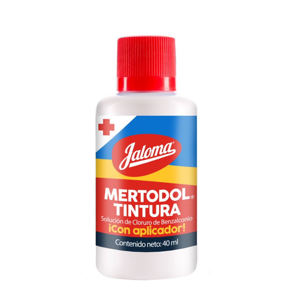 MERTODOL TINTURA SOL. c/Aplicador Fco. c/40 ML.