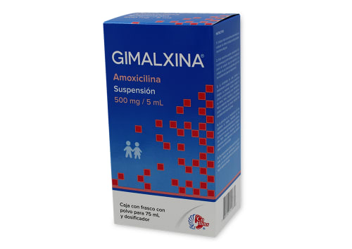 GIMALXINA SUSP. Fco. 75 ML. 500 MG/5 ML.