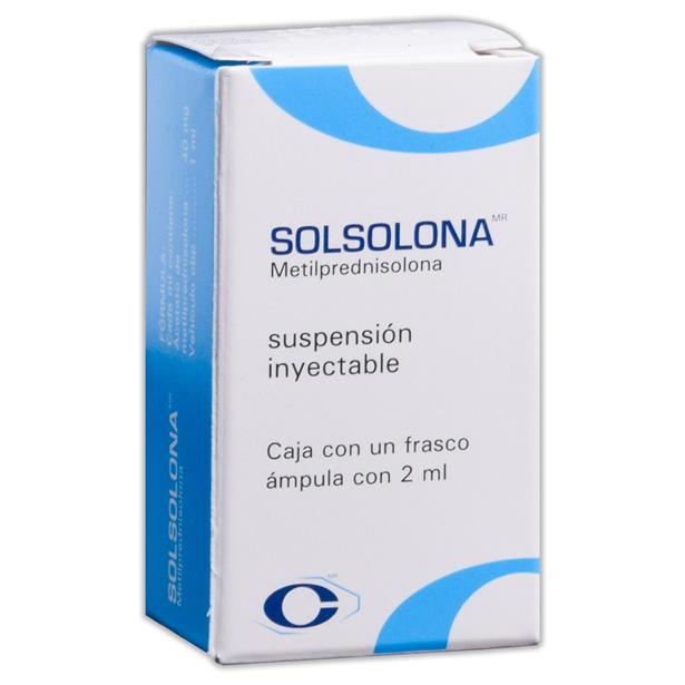 SOLSOLONA Susp. Iny. c/1 FCO. AMP. 2 ML. 40 MG/1 ML.