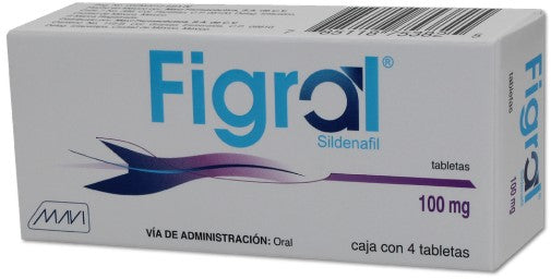 FIGRAL c/ 4 TABS. 100 MG.