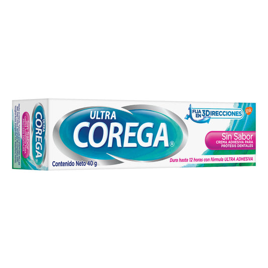 ULTRA COREGA Sin Sabor CREMA ADHESIVA Tubo c/40 G.