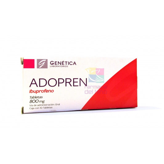 ADOPREN Caja c/10 TABS. 800 MG.