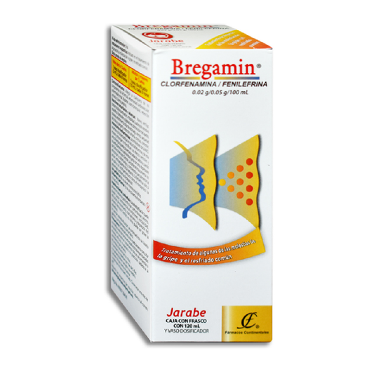 BREGAMIN JARABE Fco. 120 ML. 0.02-0.05 G/100 ML.