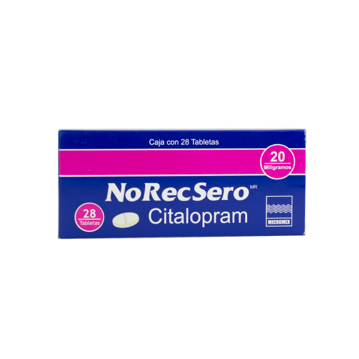 NORECSERO c/28 TABS. 20 MG.