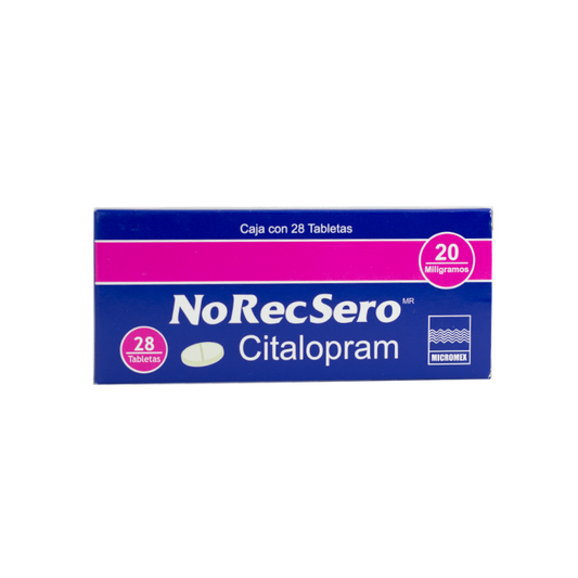 NORECSERO c/28 TABS. 20 MG.