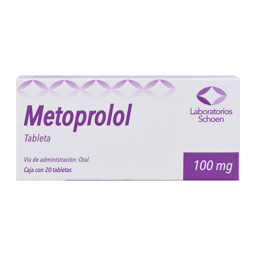 METOPROLOL (Schoen) c/20 TABS. 100 MG.