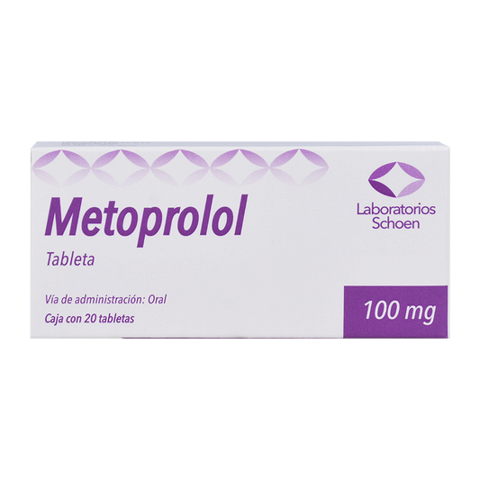 METOPROLOL (Schoen) c/20 TABS. 100 MG.