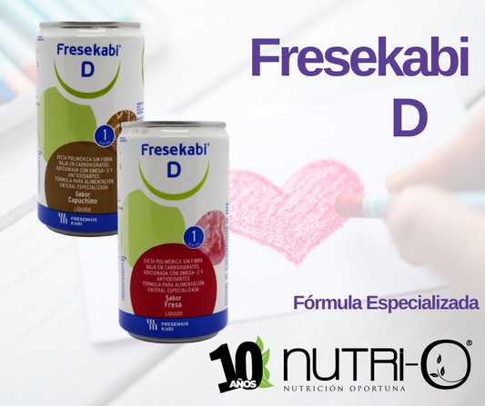 FRESEKABI-D LÍQUIDO Sabor Fresa 236 ML. 1 Kcal/1 mL.