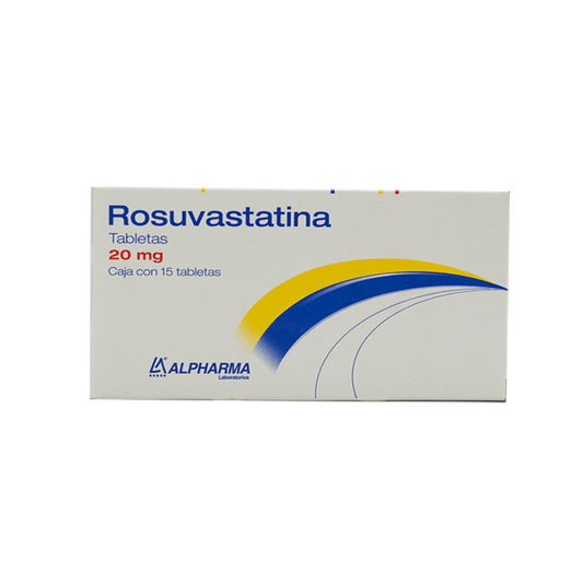 ROSUVASTATINA (Alpharma) c/15 TABS. 20 MG.