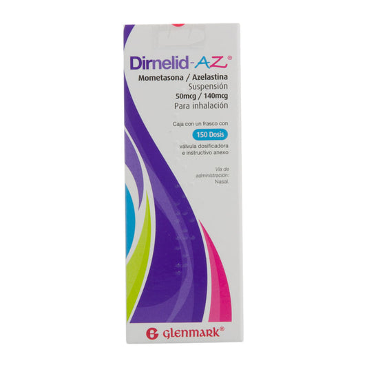 DIRNELID-AZ SUSP. p/INHALACIÓN NASAL c/150 Dosis 50-140 MCG.