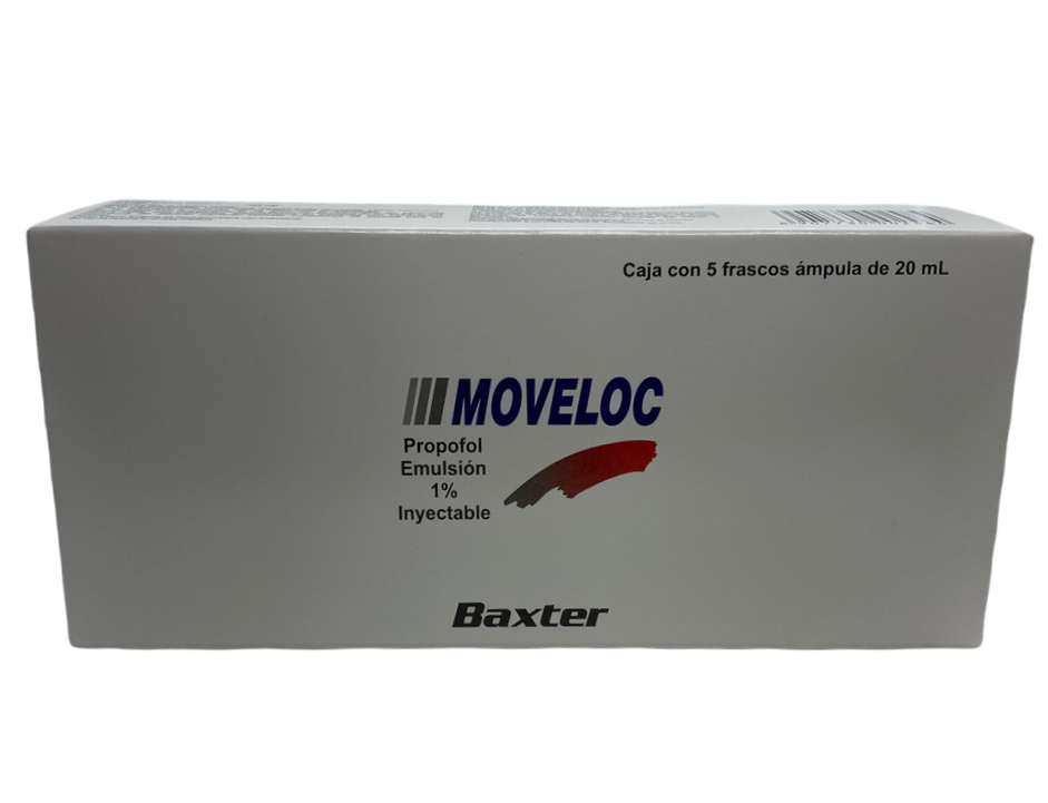 MOVELOC Emulsión Iny. 1% c/5 FCO. AMP. 200 MG/20 ML.