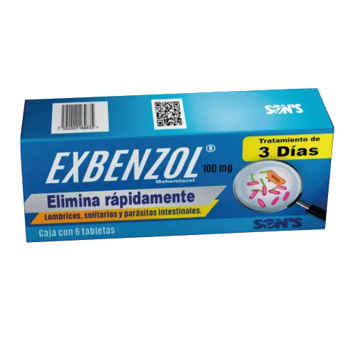 EXBENZOL c/6 TABS. 100 MG.