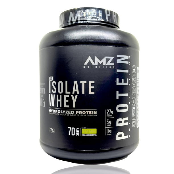 ISOLATE WHEY (AMZ) POLVO Sabor Plátano Bote 2.310 KG.