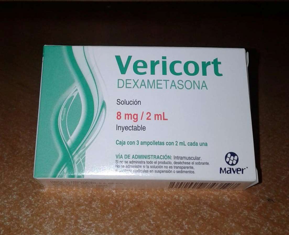 VERICORT Sol. Iny. c/3 AMPTAS. 8 MG/2 ML.