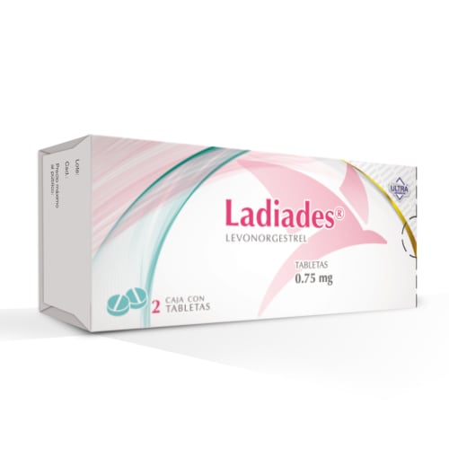 LADIADES c/2 TABS. 0.75 MG.