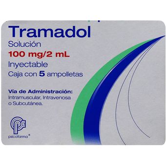 TRAMADOL (Psicofarma) Sol. Iny. c/5 AMPTAS. 100 MG/2 ML.