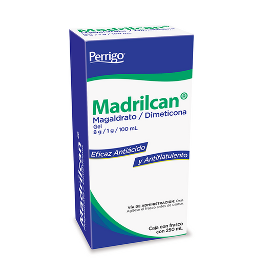 MADRILCAN GEL Fco. 250 ML. 8-1 G/100 ML.