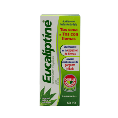 EUCALIPTINE JARABE Fco. 140 ML. 0.3-2.5 G/100 ML.