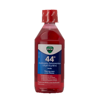 VICK 44 JARABE Fco. 240 ML. 1.33-0.133 G/100 ML.