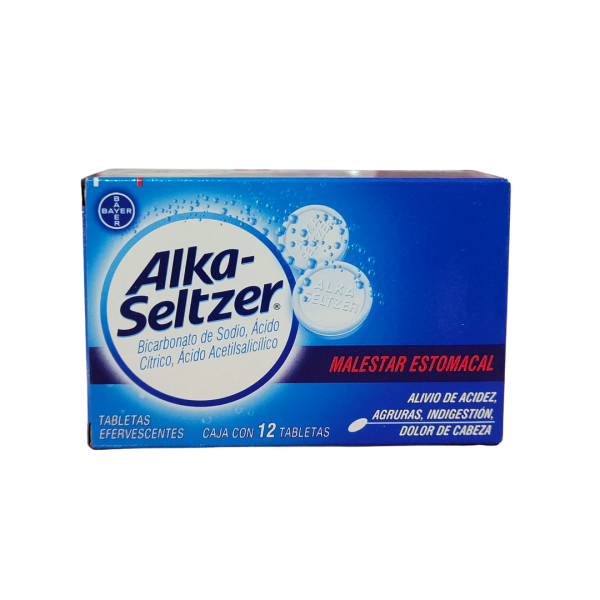 ALKA-SELTZER c/12 TABS. Efervs. 1.976/1.0/0.324 G.