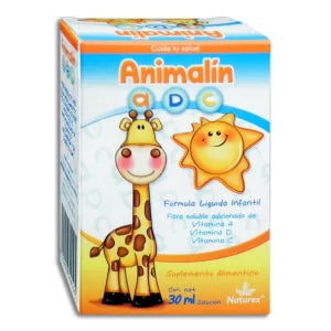 ANIMALIN A-D-C Sol. Gotas 30 ML. 1333 UI-35 MG-400 UI/1 ML.