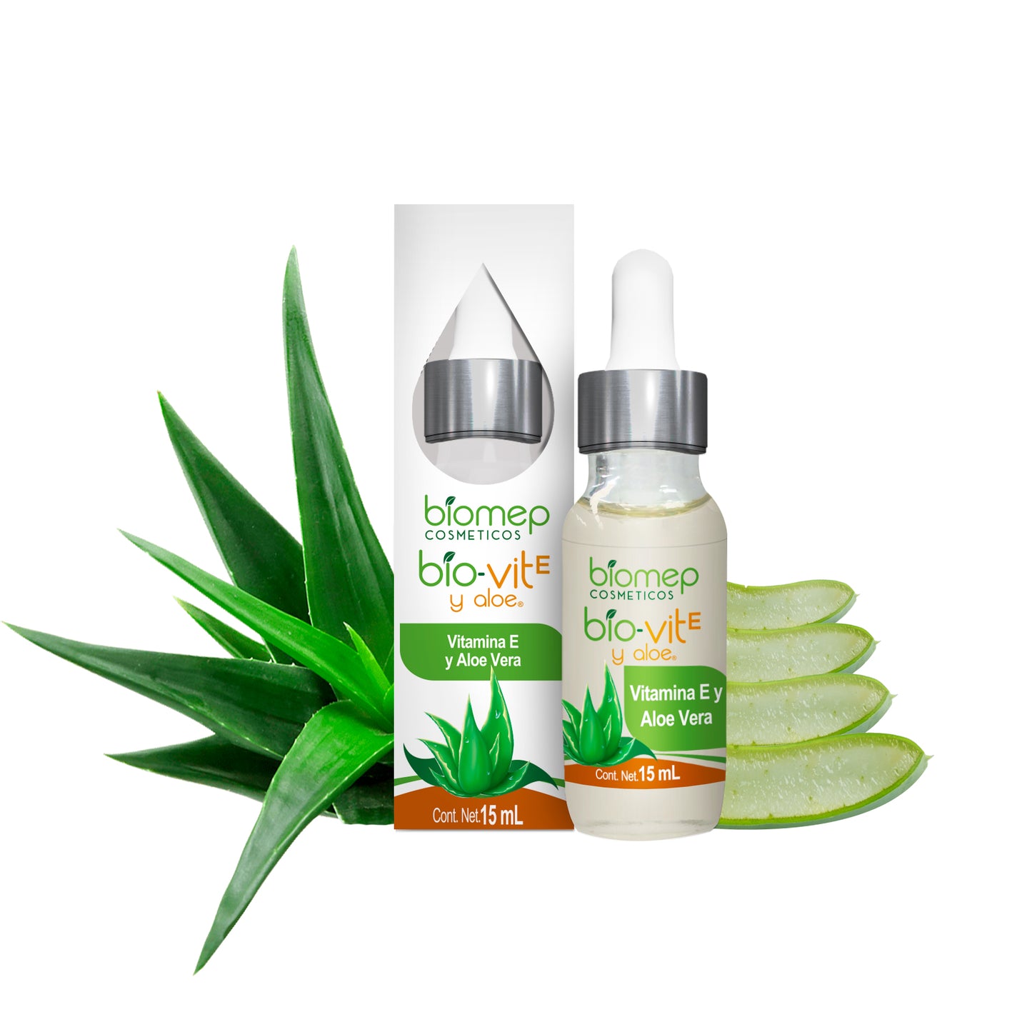 BIO-VIT-E y ALOE Aceite Facial Fco. c/15 ML.